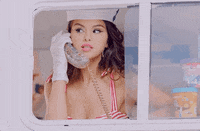 Selena Gomez Wink GIF