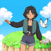 Blue Skies Chibi GIF by Persona