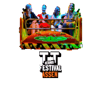 Party Motor Sticker by TT Festival