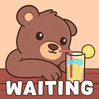 Teddy Bear Waiting GIF by BEARISH