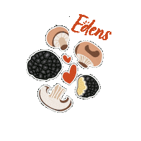 Snacks Mushroom Sticker by Edens Chips