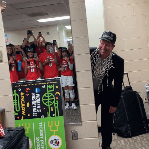 Happy Surprise GIF by ACC Network