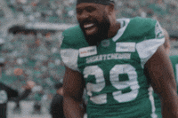 SaskatchewanRoughriders happy football smiling cfl GIF
