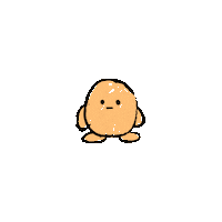IamPota adorable vegan friend character Sticker