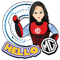 mgmotor christmas india new year cars Sticker