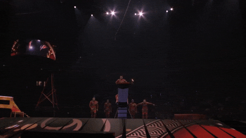 Circus Backflip GIF by Ringling Bros. and Barnum & Bailey