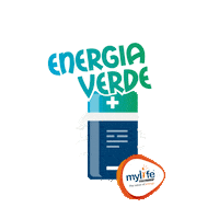 mylifegasepower energy gas battery luce Sticker