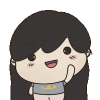 Happy Girl Sticker