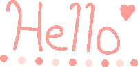 Heart Hello Sticker