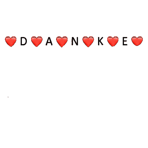 Heart Thank You Sticker by Lernfitness