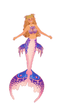 Huntington Beach Mermaid Magic Sticker by Mermaid_Lux