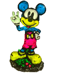 Mickey Mouse Love Sticker