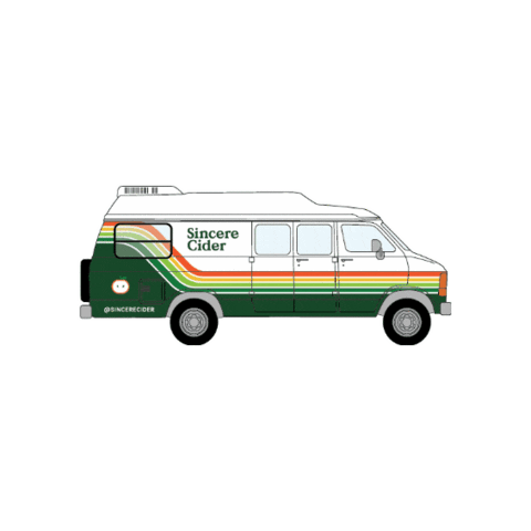 Vanlife Sticker by Sincere Cider