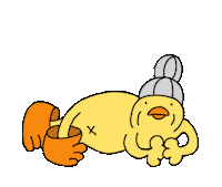 Old Woman Chicken Sticker by ぴょろりんちょ（ひよこ人間ぴよ）