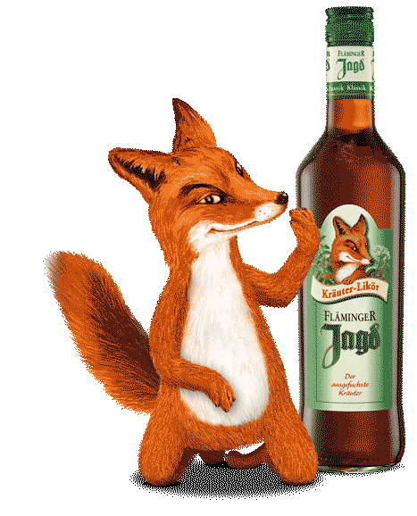 Fox Rock Sticker by Fläminger Jagd