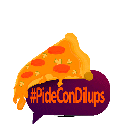 Dilups giphyupload pizza colombia restaurante Sticker