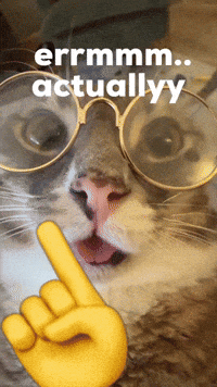 Cat Nerd GIF