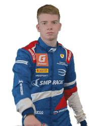 Racing Driver Mic Drop Sticker by Prema Team