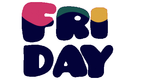 Text Friday Sticker by Poupoutte