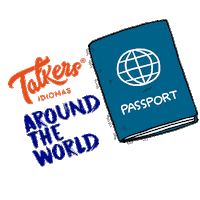 Travelling Around The World Sticker by Talkers Idiomas
