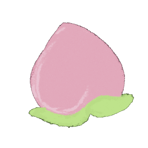 Peach Jh Sticker