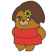Happy Wink Sticker by maludbear