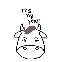 Year Of The Ox Sticker