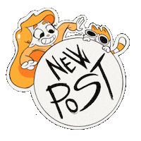 Art Cat Sticker