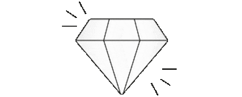 Diamond Sticker by iapigi