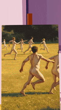 Art Running GIF