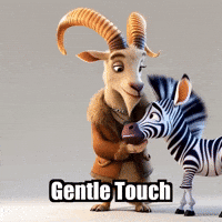 Gentle Touch Kindness GIF by Radiantelope