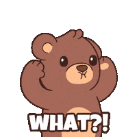 No Way Wow Sticker by BEARISH