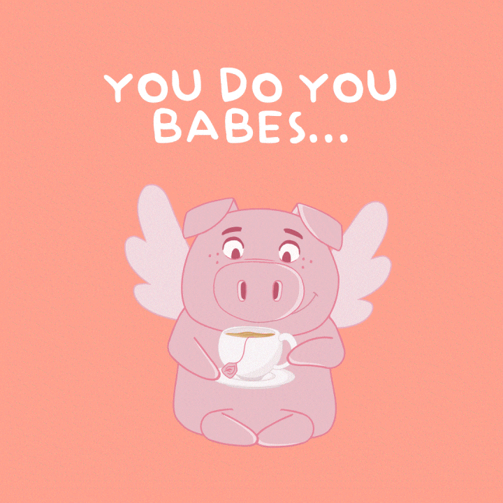 Sarcastic Flying Pig GIF by PositivelyPigasus