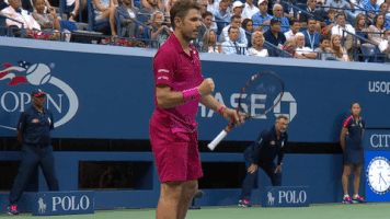 #usopen #us open wawrinka GIF by US Open