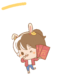 Happy Girl Sticker