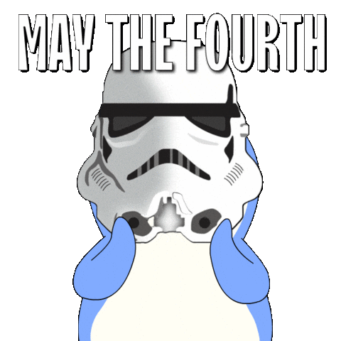 May Star Wars Sticker by Pudgy Penguins