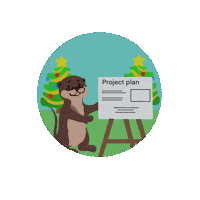 LioxFoundation otter levi kerst liox foundation Sticker