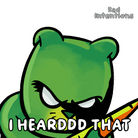 I Hear That Agree Sticker by VeeFriends