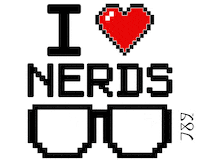 789INC design creative nerd nerds Sticker