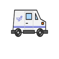PilotoMail mail truck pilotomail Sticker