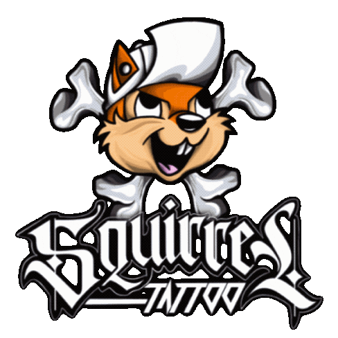 Tattoo Squirrel Sticker