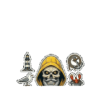 Halloween Mar Sticker