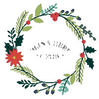 Bola De Nieve Christmas Sticker by Carolina Herrera