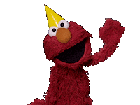 Party Elmo Sticker by Sesame Street