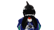 Nervous Mascot Sticker by Vancouver Canucks