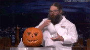 pumpkin kevindelaney GIF by The Tonight Show Starring Jimmy Fallon