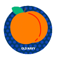 Peach Sticker by Old Navy