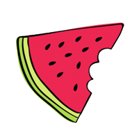 Watermelon Sticker by Dear Annabelle