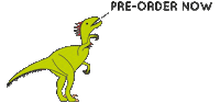 Wave Hello Sticker by Dinosaurs Doing Stuff