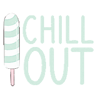 Flashing Chill Out Sticker by Live Sweet